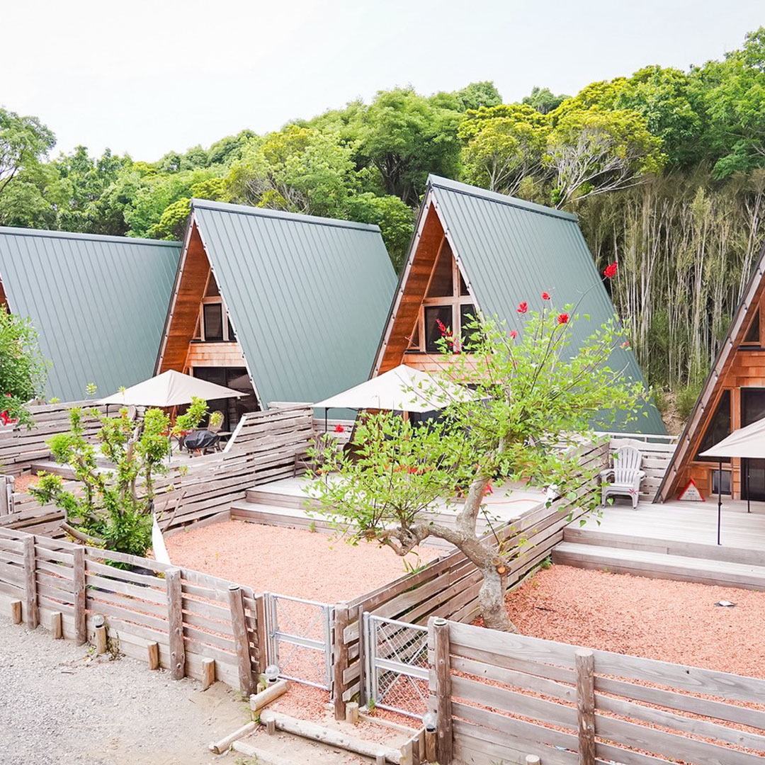 THE FOREST OCEAN VIEW 館山 | THE DOG DEPT GARDEN RESORT 南房総 キャンプハウス