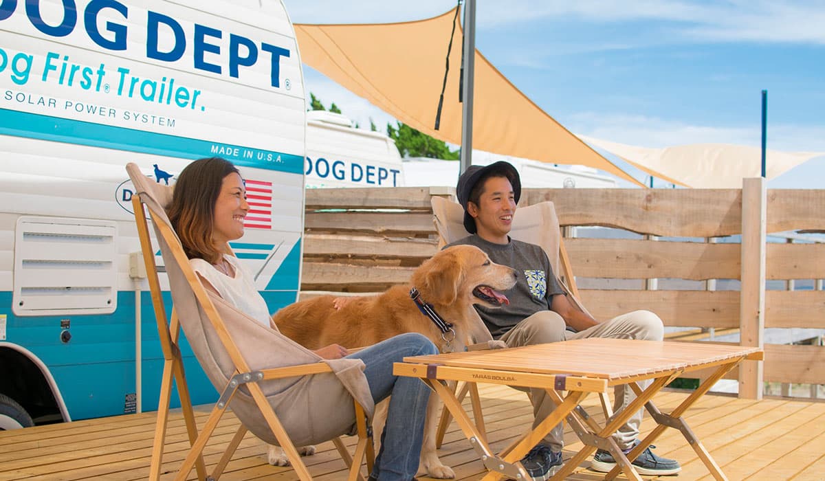 DOG DEPT GARDEN CAMP 安房白浜 ビーチフロント ロックビーチ